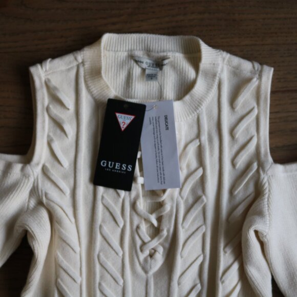 Guess Laced Rib Mix Allison Dress - Picture 2 of 3